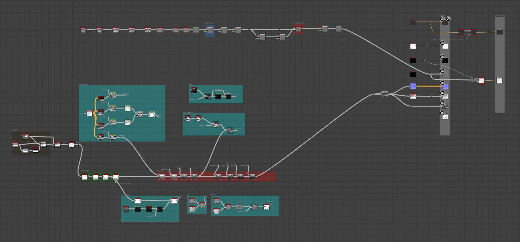Substance Graph of Conrete Texture