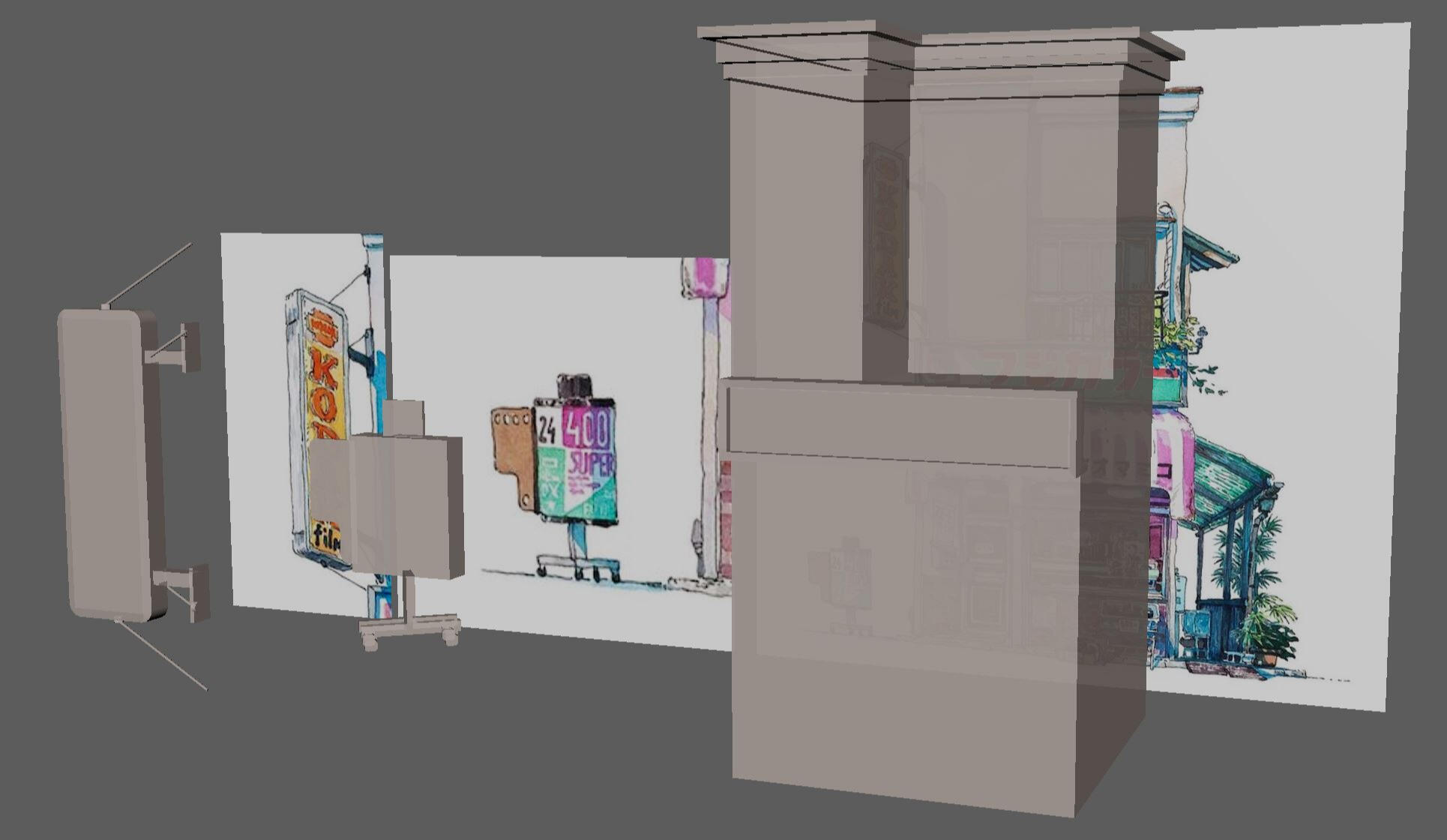 Construction of the initial blockouts